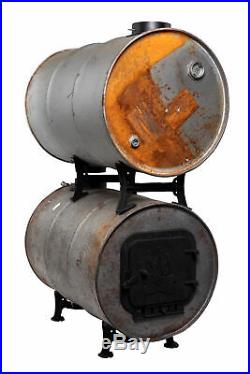 Cast Iron Double Barrel Adapter Kit for Standard Barrel Wood Burning Camp Stove