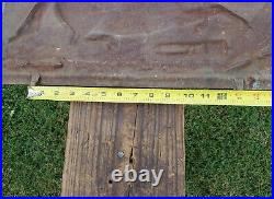 Cast Iron Horse Door 674 Part For Old Farm Country Stove Wood Burning Heater
