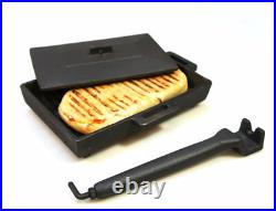 Cast Iron Panini Cooker / Bacon Burger Press for Wood Burning Multi Fuel Stoves