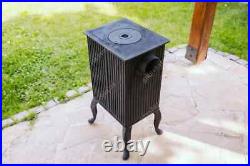 Cast Iron Stove Oven Wood Burning Glass Cooking Surface Heavy Duty Cooker