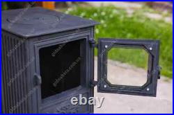 Cast Iron Stove Oven Wood Burning Glass Cooking Surface Heavy Duty Cooker