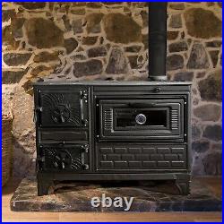 Cast Iron Stove with Oven, Durable Baking Oven Stove, Stove by Burning Wood Cast Iron Stove with Oven, Durable Baking Oven Stove, Stove by Burning Wood