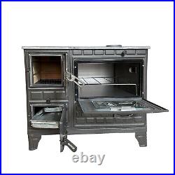 Cast Iron Stove with Oven, Durable Baking Oven Stove, Stove by Burning Wood Cast Iron Stove with Oven, Durable Baking Oven Stove, Stove by Burning Wood