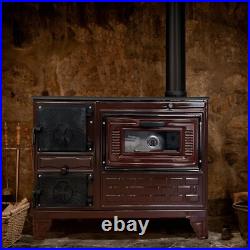 Cast Iron Stove with Oven, Durable Baking Oven Stove, Stove by Burning Wood