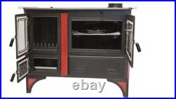 Cast Iron Wood Burning Stove With Oven, Cooker Stove