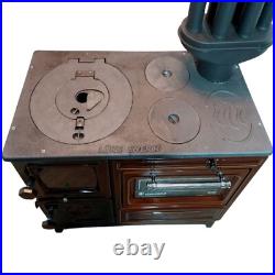 Cast Iron Wood Burning Stove with Metal Base for Home Heating Cast Iron Wood Burning Stove with Metal Base for Home Heating