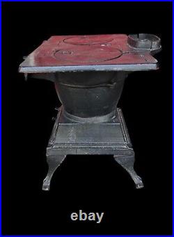 Cast iron stove antique caboose laundry flat top no 28 manchester