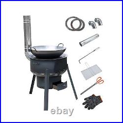 Coal/Wood Stove, 1 Set Of Multi-functional Portable Detachable Firewood Stove Coal/Wood Stove, 1 Set Of Multi-functional Portable Detachable Firewood Stove