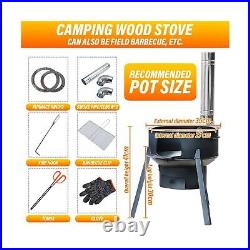 Coal/Wood Stove, 1 Set Of Multi-functional Portable Detachable Firewood Stove Coal/Wood Stove, 1 Set Of Multi-functional Portable Detachable Firewood Stove