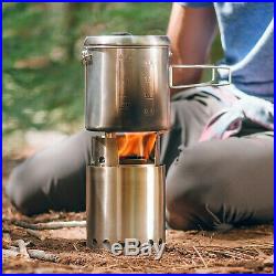 Compact Camp Wood Burning Stove Lightweight for Camping Survival Backpacking