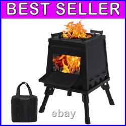 Compact Wood Burning Camp Stove Lightweight Outdoor Stove