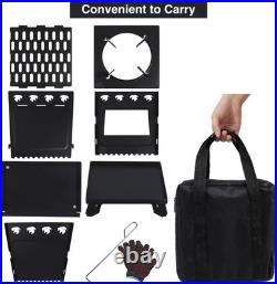 Compact Wood Burning Camp Stove Lightweight Outdoor Stove