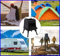 Compact Wood Burning Camp Stove Lightweight Outdoor Stove