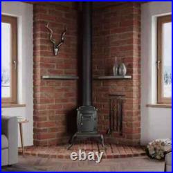 Company Rustic 900 Square Foot Clean Cast Iron Log Burning Wood Stove Reaching U