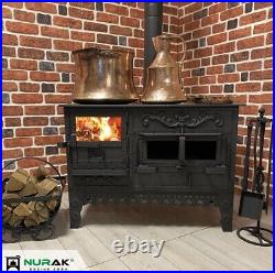 Cooker stove, wood stove, wood burning stove, thick sheet extra large fire room