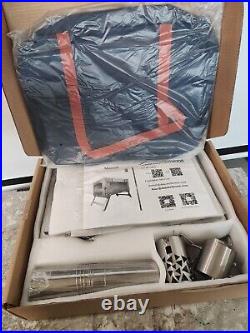 DANCHEL OUTDOOR 100% Titanium Folding Wood Stove for Hot Tent Camping