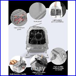 Deerfamy Camping Hot Tent Stove Portable Burning Stove Carbon Steel Tent Stove