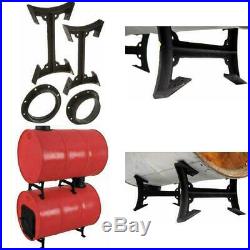 Double Barrel Stove Adapter Kit for Wood Burning Camp Stoves Parts Cast Iron