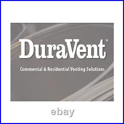 DuraVent 6DP-36 DuraPlus Galvanized Steel Triple Wall Wood Burning Stove Pipe