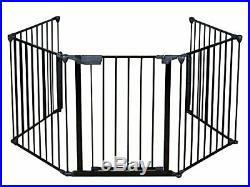 Durable Safety Gate Keeps Pet & Kids Safe from Fireplaces & Wood Burning Stoves