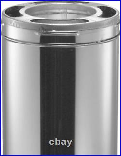 Duraplus 36 X 6 Inch Galvanized Stainless Steel Triple Wall Wood Burning Stove P