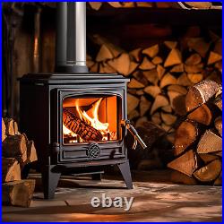 Duraplus 36 X 6 Inch Galvanized Stainless Steel Triple Wall Wood Burning Stove P