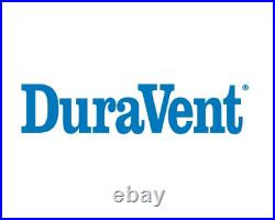 Duravent Durablack 8-Inch Diameter Stainless Steel Single Wall Wood Burning Stov