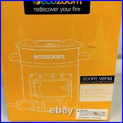 EcoZoom 24cm Cast Iron Stovetop Wood Charcoal Fuel Zoom Versa Outdoor Use Only EcoZoom 24cm Cast Iron Stovetop Wood Charcoal Fuel Zoom Versa Outdoor Use Only