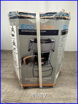 EcoZoom Cast Iron Stovetop Wood Charcoal Fuel Zoom Versa Outdoor Use Only