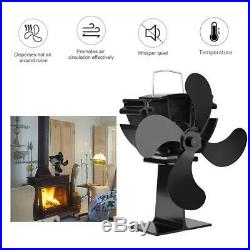 Eco Friendly Heat Thermal Powered Wood Burning Stove Top Fan Fireplace Fan