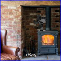 Eco Friendly Heat Thermal Powered Wood Burning Stove Top Fan Fireplace Fan