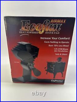 Ecofan AirMax 812 Heat Powered Wood Stove Fan