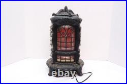Econolite Pot Belly Wood Burning Stove Motion Lamp 1960s Light Vintage