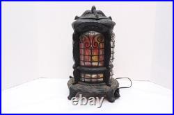 Econolite Pot Belly Wood Burning Stove Motion Lamp 1960s Light Vintage
