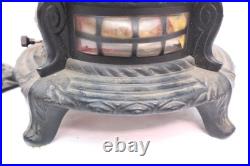 Econolite Pot Belly Wood Burning Stove Motion Lamp 1960s Light Vintage