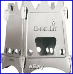 Emberlit Wood-Burning Portable Stove 330ml SS651020. Emberlit Stove