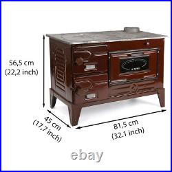 Enameled Cast Iron Wood Burning Stove, Cooker Stove, Oven Stove, Wood Stove
