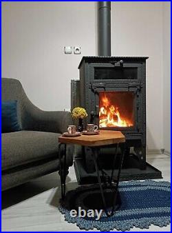 Extra Large Wood Burning Fireplace, Handmade Oven Stove, Living Room Decor
