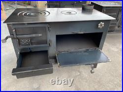Extra Large Wood Stove, Wood Burning Cooking Oven, Handmade Kitchen Stove