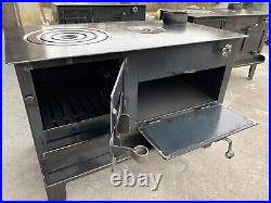 Extra Large Wood Stove, Wood Burning Cooking Oven, Handmade Kitchen Stove