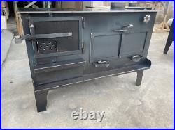 Extra Large Wood Stove, Wood Burning Cooking Oven, Handmade Kitchen Stove