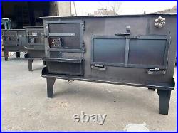 Extra Large Wood Stove, Wood Burning Cooking Oven, Handmade Kitchen Stove