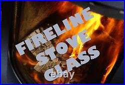 FIRELINE REPLACEMENT STOVE GLASS FPi5, FPS, FX5W, FT4 SHAPED SCHOTT ROBAX