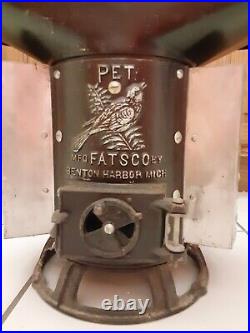 Fatsco Pet Cast Iron Two Burner Wood Burning Stove