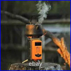 Field portable firewood stove for thermal power generation, with 5000mAh battery Field portable firewood stove for thermal power generation, with 5000mAh battery