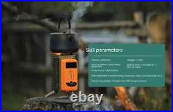 Field portable firewood stove for thermal power generation, with 5000mAh battery