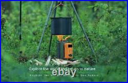 Field portable firewood stove for thermal power generation, with 5000mAh battery Field portable firewood stove for thermal power generation, with 5000mAh battery
