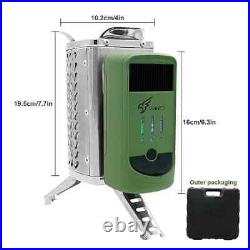 Field portable firewood stove for thermal power generation, with 5000mAh battery Field portable firewood stove for thermal power generation, with 5000mAh battery