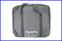 FireHiking Stainless Steel Camping Tent Stove, Portable Wood Burning Stove