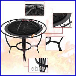 Fire Pit Heater Backyard Wood Burning Patio Deck Stove Fireplace Table Camping